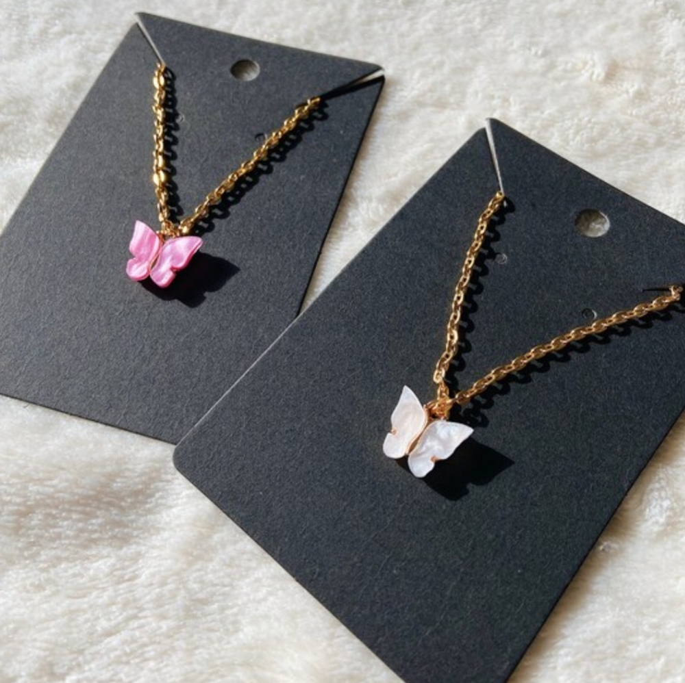 2 🦋 necklaces
